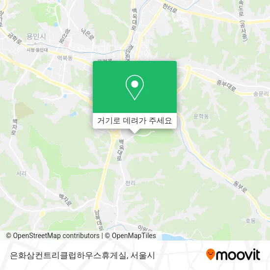 은화삼컨트리클럽하우스휴게실 지도