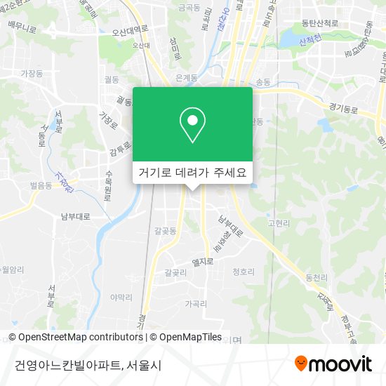 건영아느칸빌아파트 지도