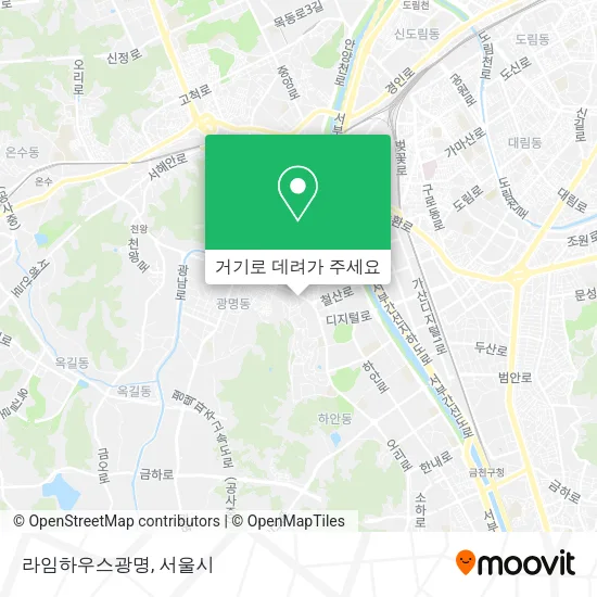 라임하우스광명 지도