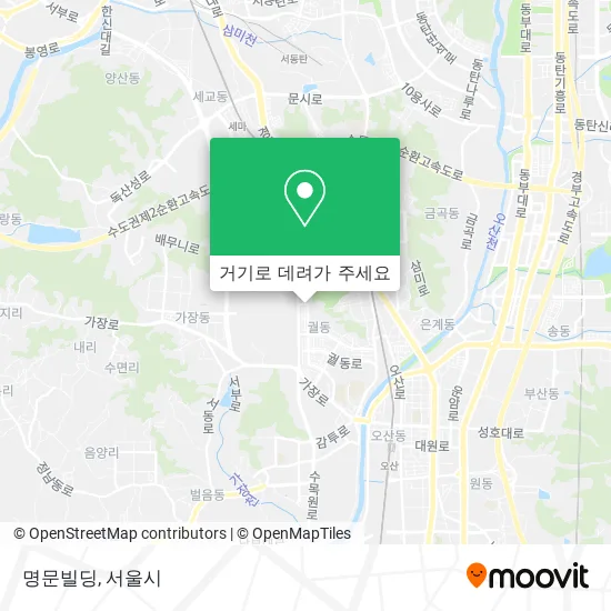 명문빌딩 지도