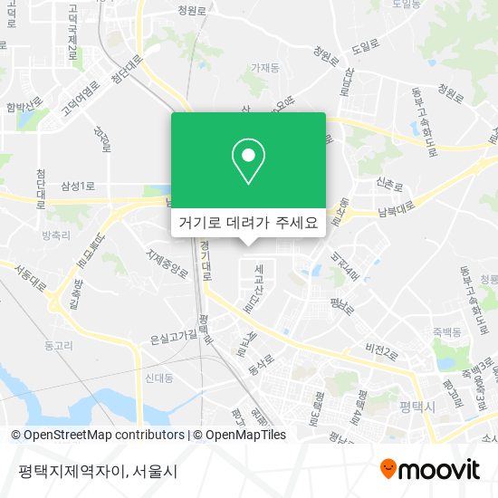 평택지제역자이 지도