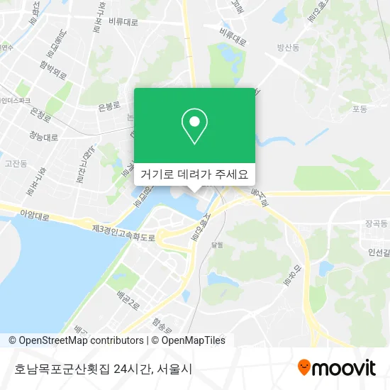 호남목포군산횟집    24시간 지도