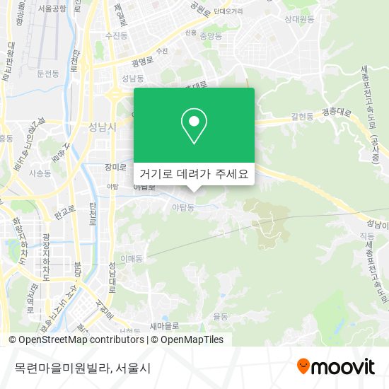 목련마을미원빌라 지도