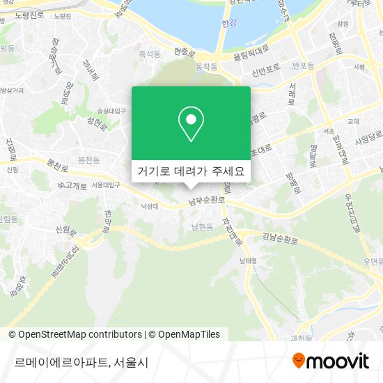 르메이에르아파트 지도