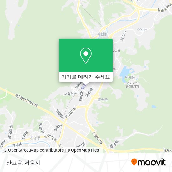 산고을 지도