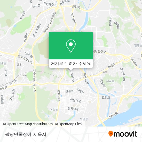 팔당민물장어 지도