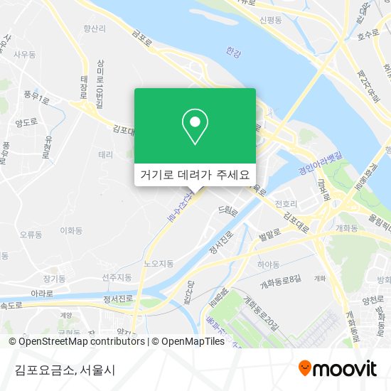김포요금소 지도