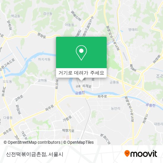 신전떡볶이금촌점 지도