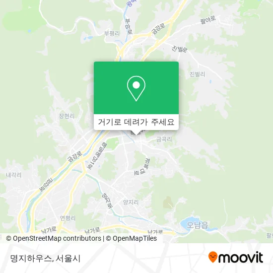 명지하우스 지도