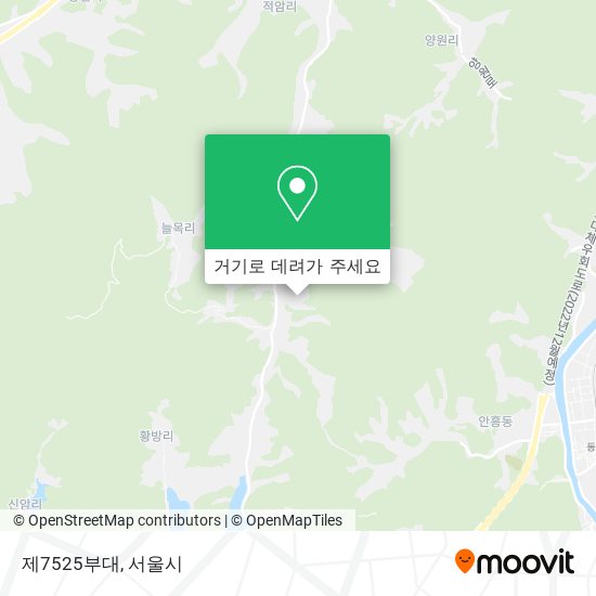 제7525부대 지도
