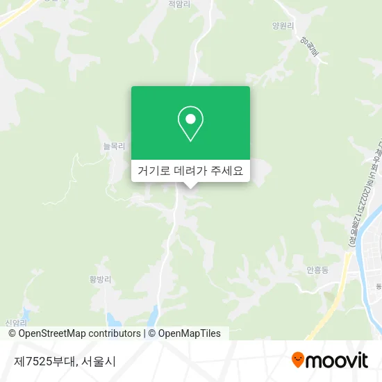 제7525부대 지도