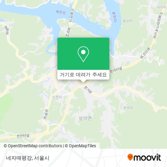 네자매평강 지도