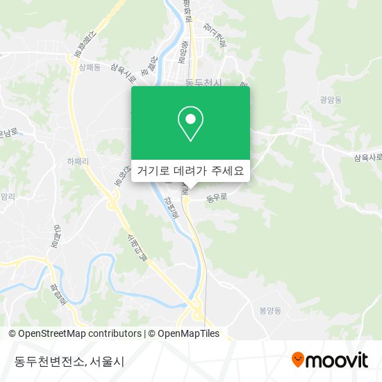 동두천변전소 지도