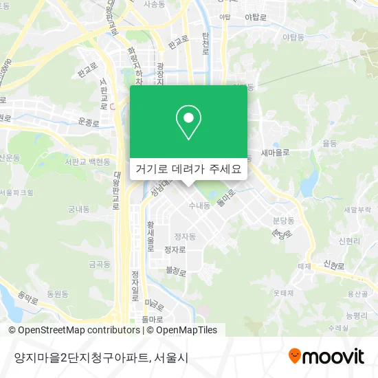 양지마을2단지청구아파트 지도