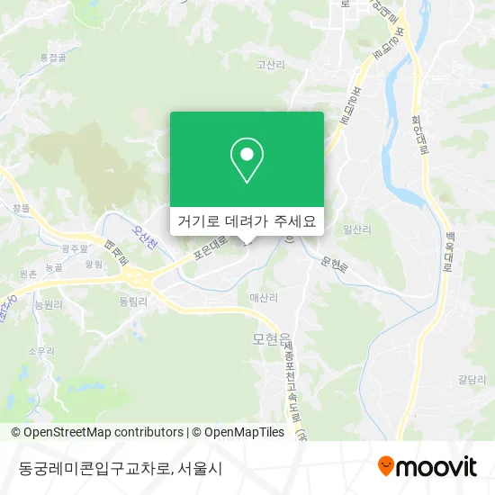 동궁레미콘입구교차로 지도