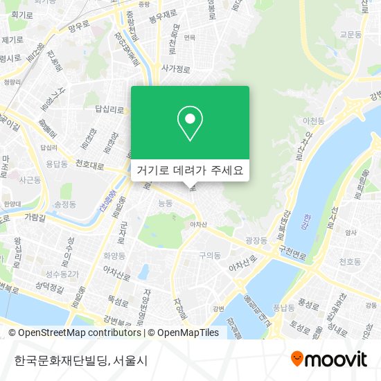 한국문화재단빌딩 지도