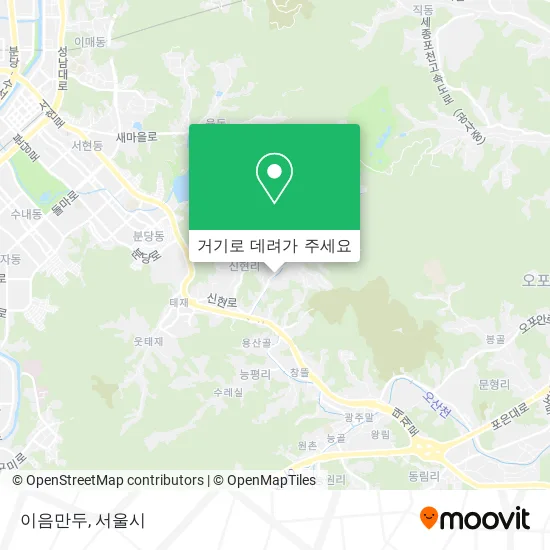 이음만두 지도