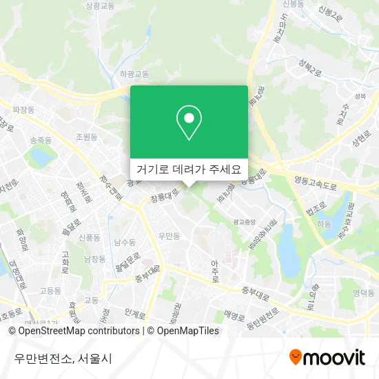 우만변전소 지도
