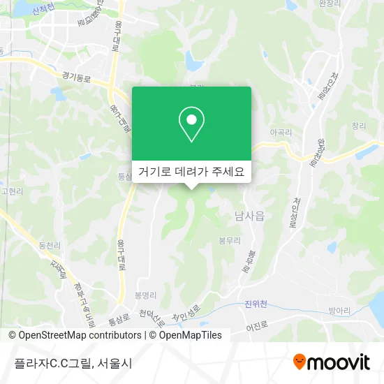 플라자C.C그릴 지도