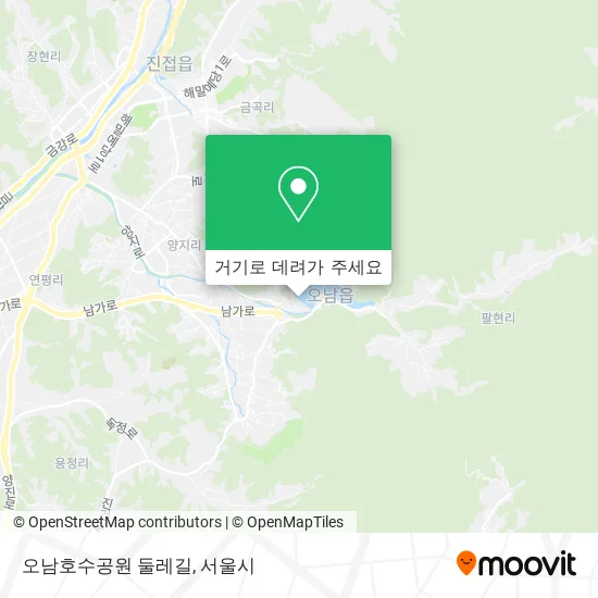 오남호수공원 둘레길 지도