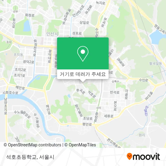 석호초등학교 지도