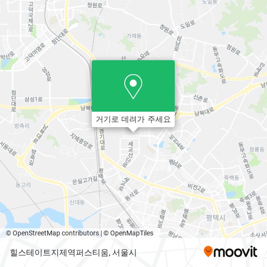 힐스테이트지제역퍼스티움 지도