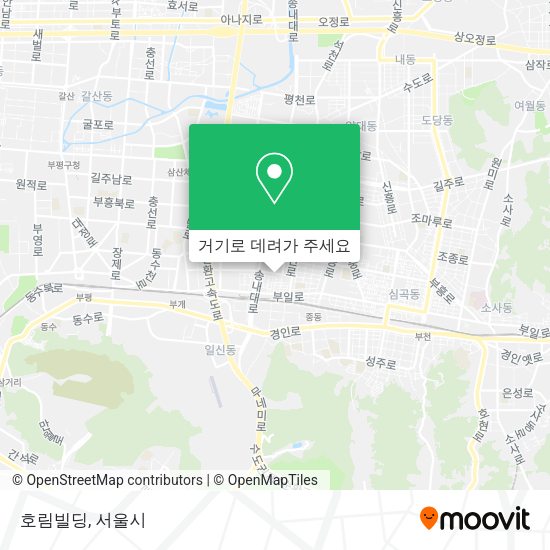 호림빌딩 지도