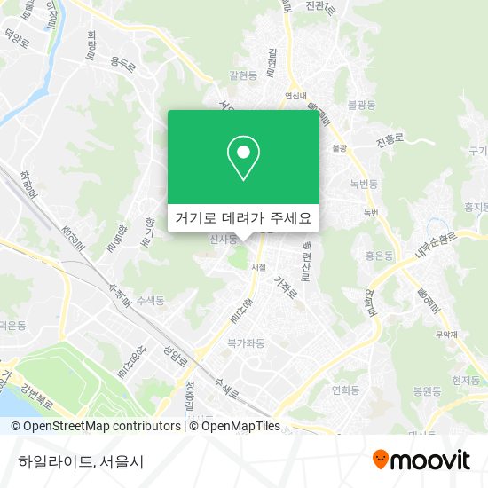 하일라이트 지도