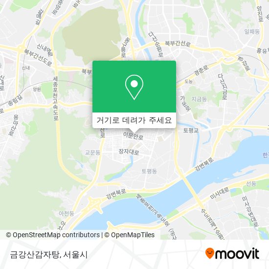 금강산감자탕 지도