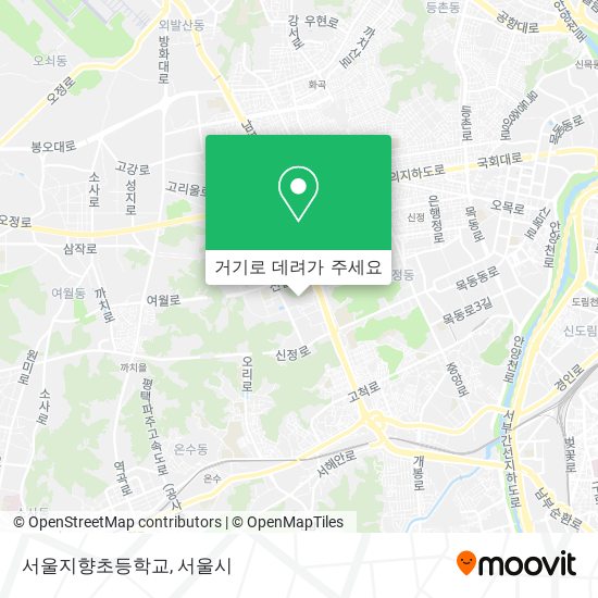 서울지향초등학교 지도