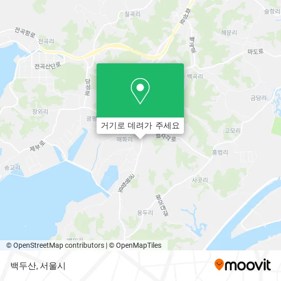 백두산 지도