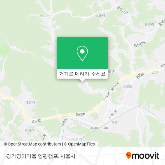 경기영어마을 양평캠프 지도