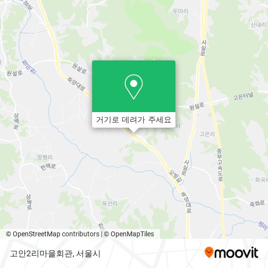 고안2리마을회관 지도