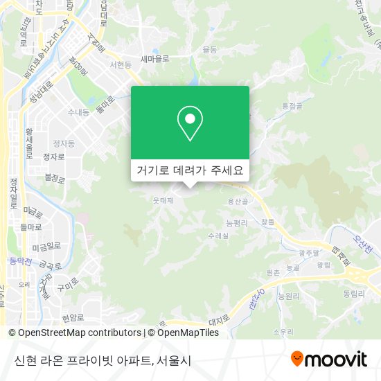 신현 라온 프라이빗 아파트 지도