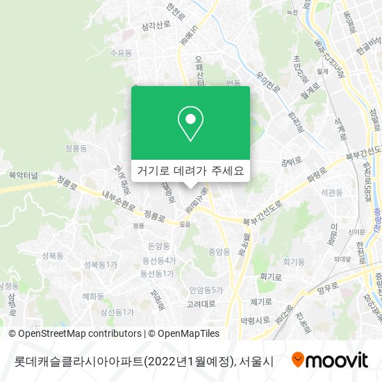 롯데캐슬클라시아아파트(2022년1월예정) 지도