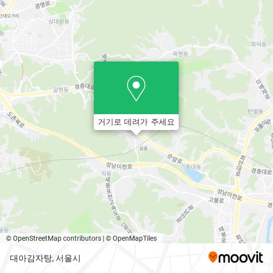 대아감자탕 지도