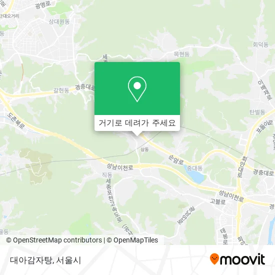 대아감자탕 지도