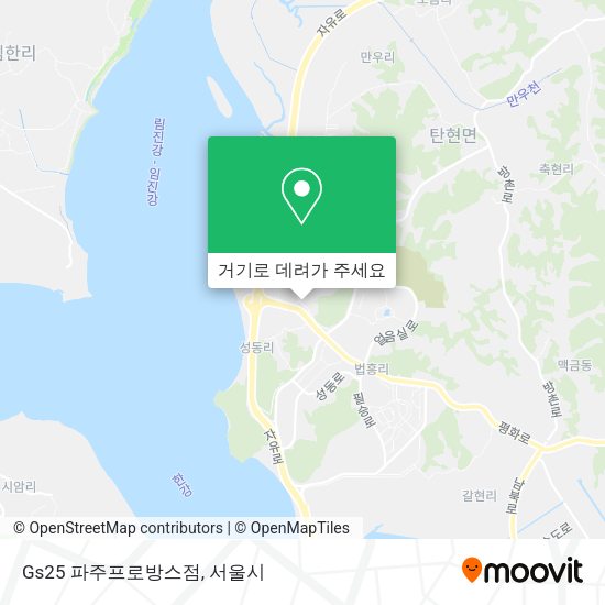 Gs25 파주프로방스점 지도