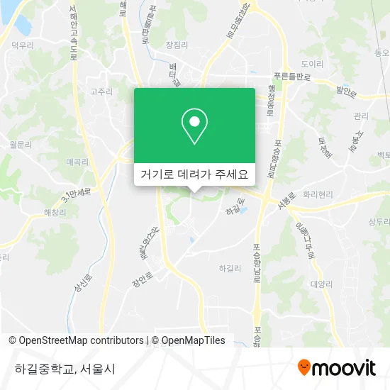 하길중학교 지도