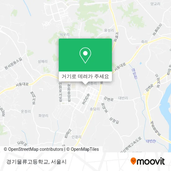 경기물류고등학교 지도