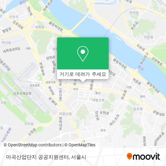 마곡산업단지 공공지원센터 지도