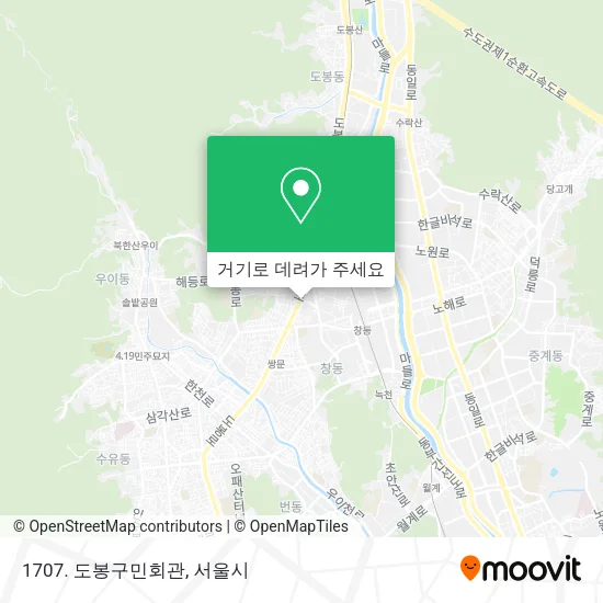 1707. 도봉구민회관 지도