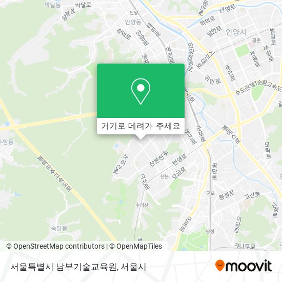 서울특별시 남부기술교육원 지도