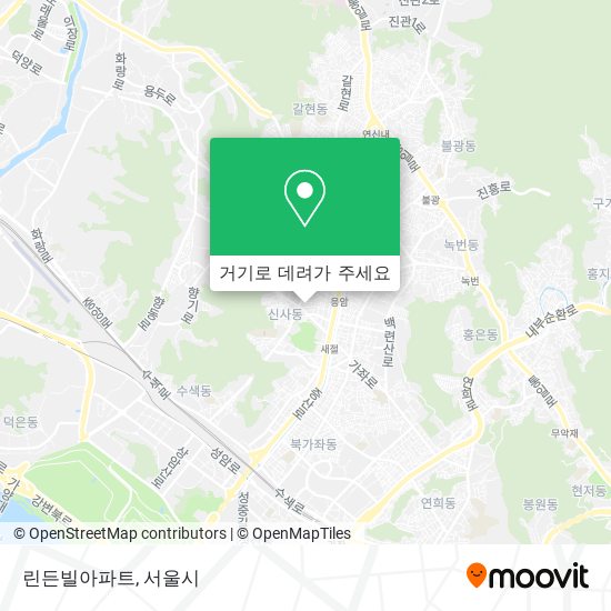 린든빌아파트 지도