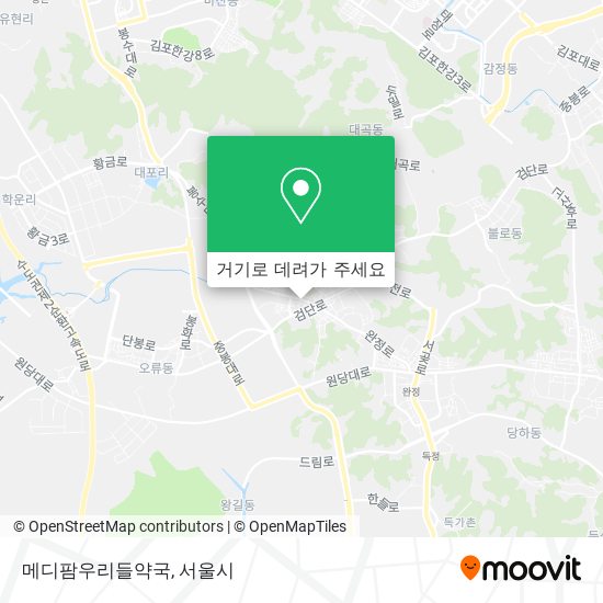 메디팜우리들약국 지도