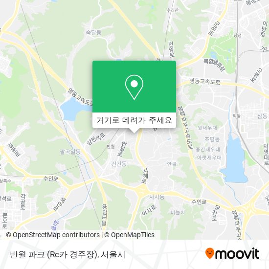 반월 파크 (Rc카 경주장) 지도