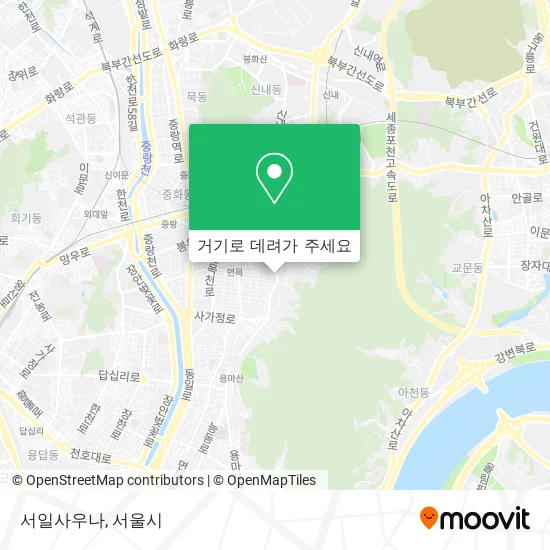 서일사우나 지도