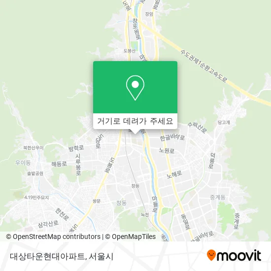 대상타운현대아파트 지도