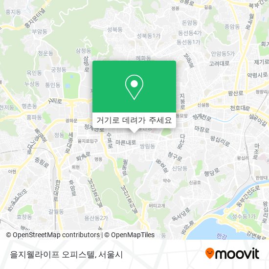 을지웰라이프 오피스텔 지도