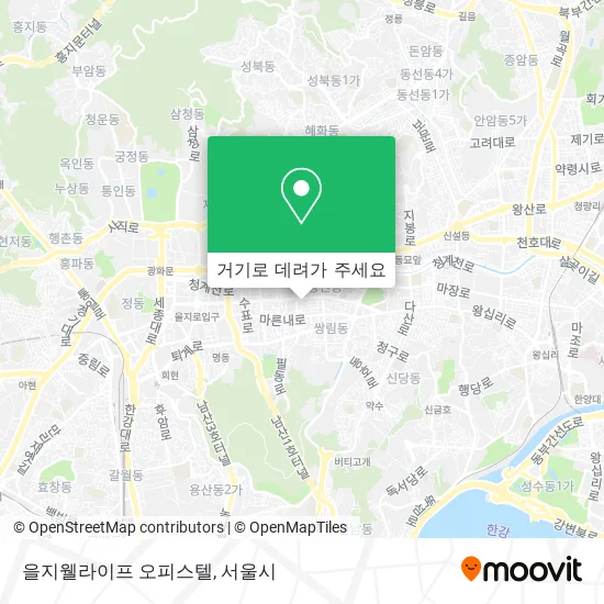 을지웰라이프 오피스텔 지도